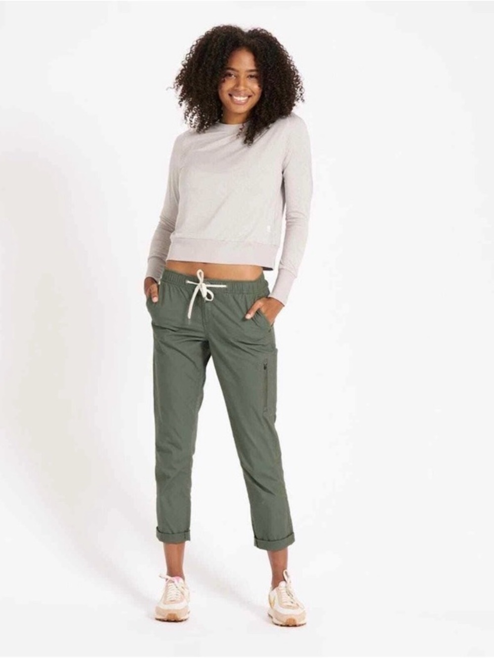 Vuori Women’s Olive Green Performance Joggers Size Small Like New